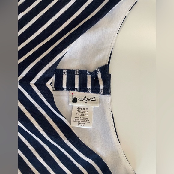 Navy and White Dress - Picture 3 of 3